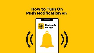 How to Turn On Push Notification For Your Maybank2u MY App screenshot 4