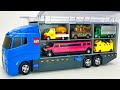 トミカ☆トラック・ディズニーカー・ポケモンカーを開封してコンボイ収納するよ☆Tomica ☆ Unboxing Disney Car & Pokémon Car into the Convoy!