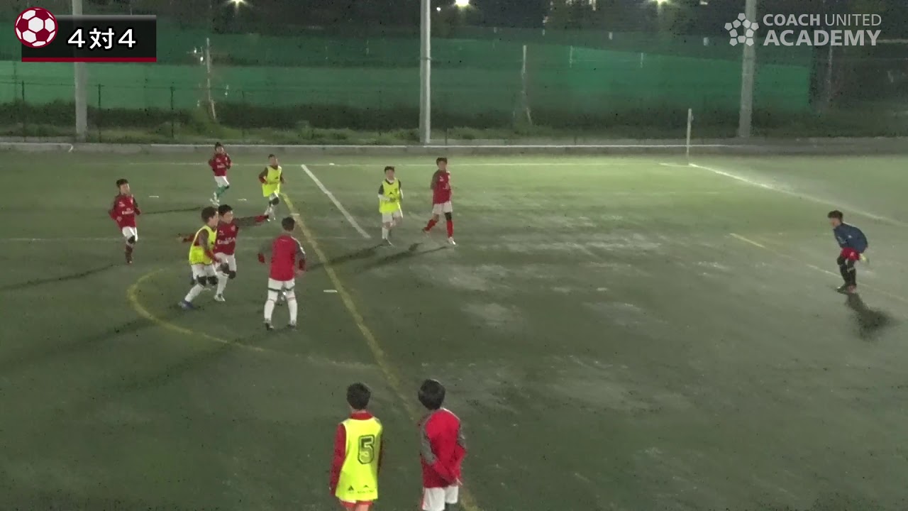 数的同数の状況でシュートチャンスを作るトレーニング Fc市川gunners U 12が実践するアタッキングサードの攻略方法 Coach United コーチ ユナイテッド