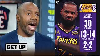 LeBron is STILL THAT GUY! – Jay Williams ERUPTS after 30 on 13-14 fuels 124-116 Lakers win | GET UP