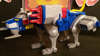 Voltron 84 Classic Legendary Blue Lion Review w/ Red, Green, Yellow, Black Lions