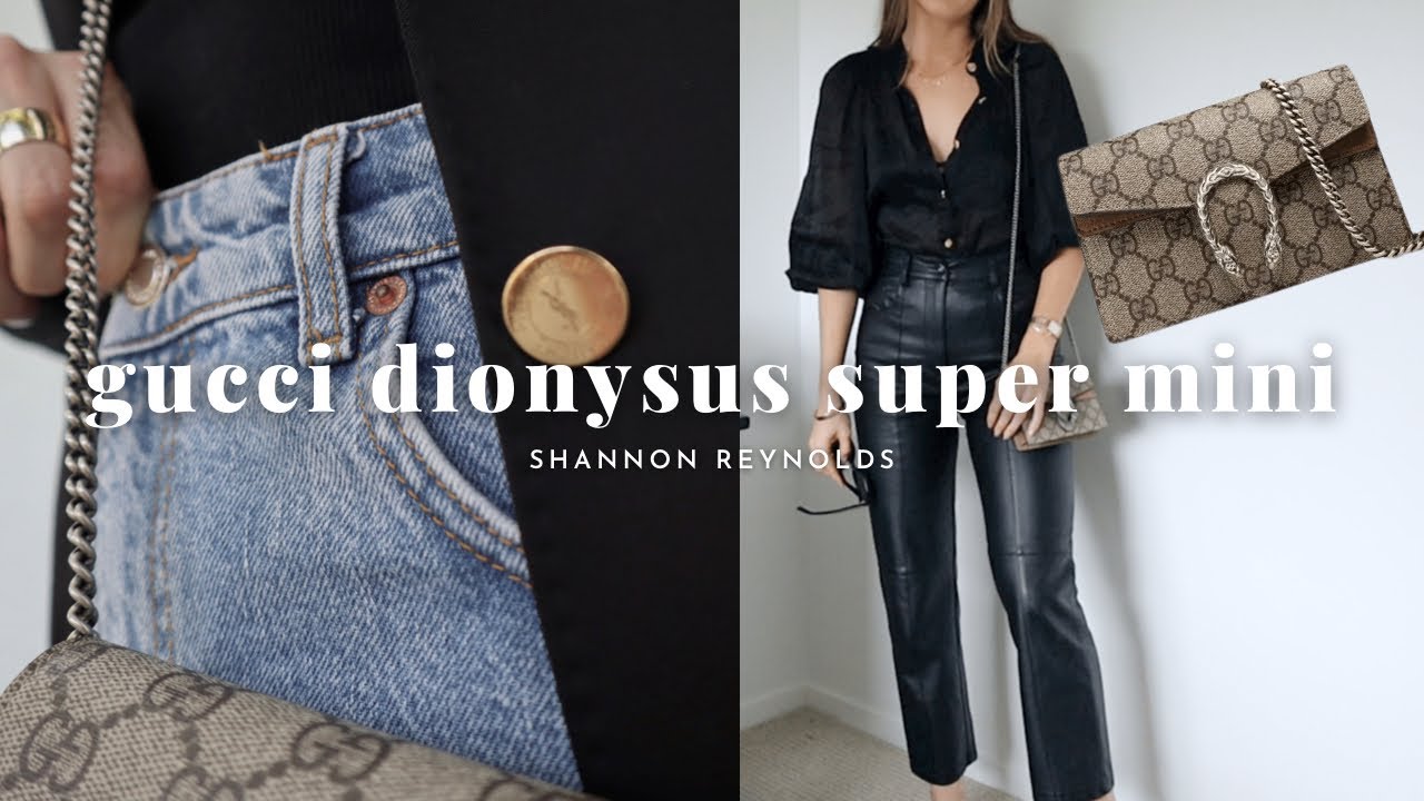 Gucci Dionysus Super Mini/6 Ways to Wear 