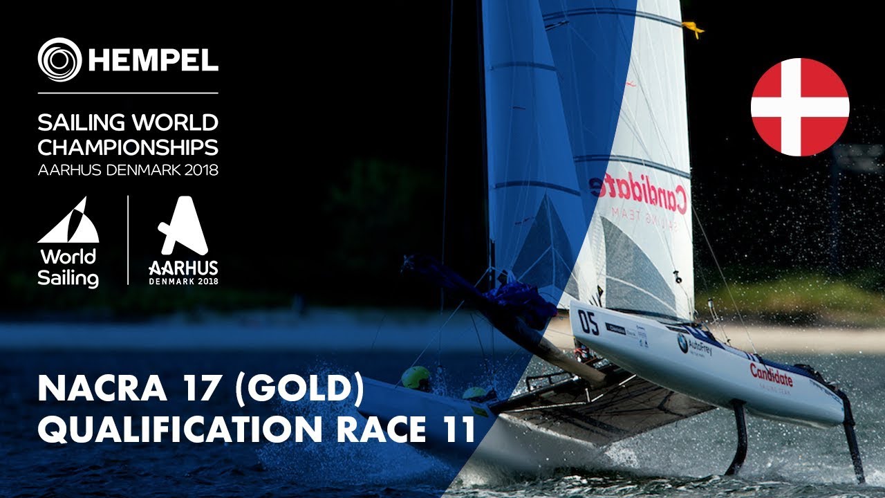 Full Nacra 17 Gold Fleet Qualification Race 11 | Aarhus 2018