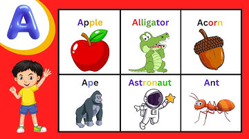 Alphabet ABC Flashcards for Kids | Learn ABCD & First Words | For Babies & Toddlers | RV AppStudios