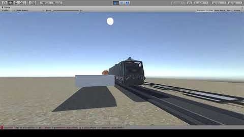 Unity 5: WAP-7 locomotive physics test