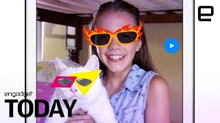 Facebook has a Messenger app for kids | Engadget Today screenshot 4