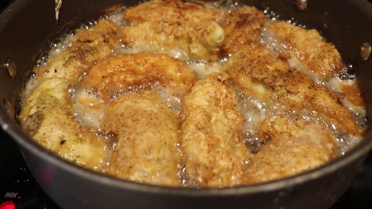 Fried Chicken Dipped in Egg YouTube