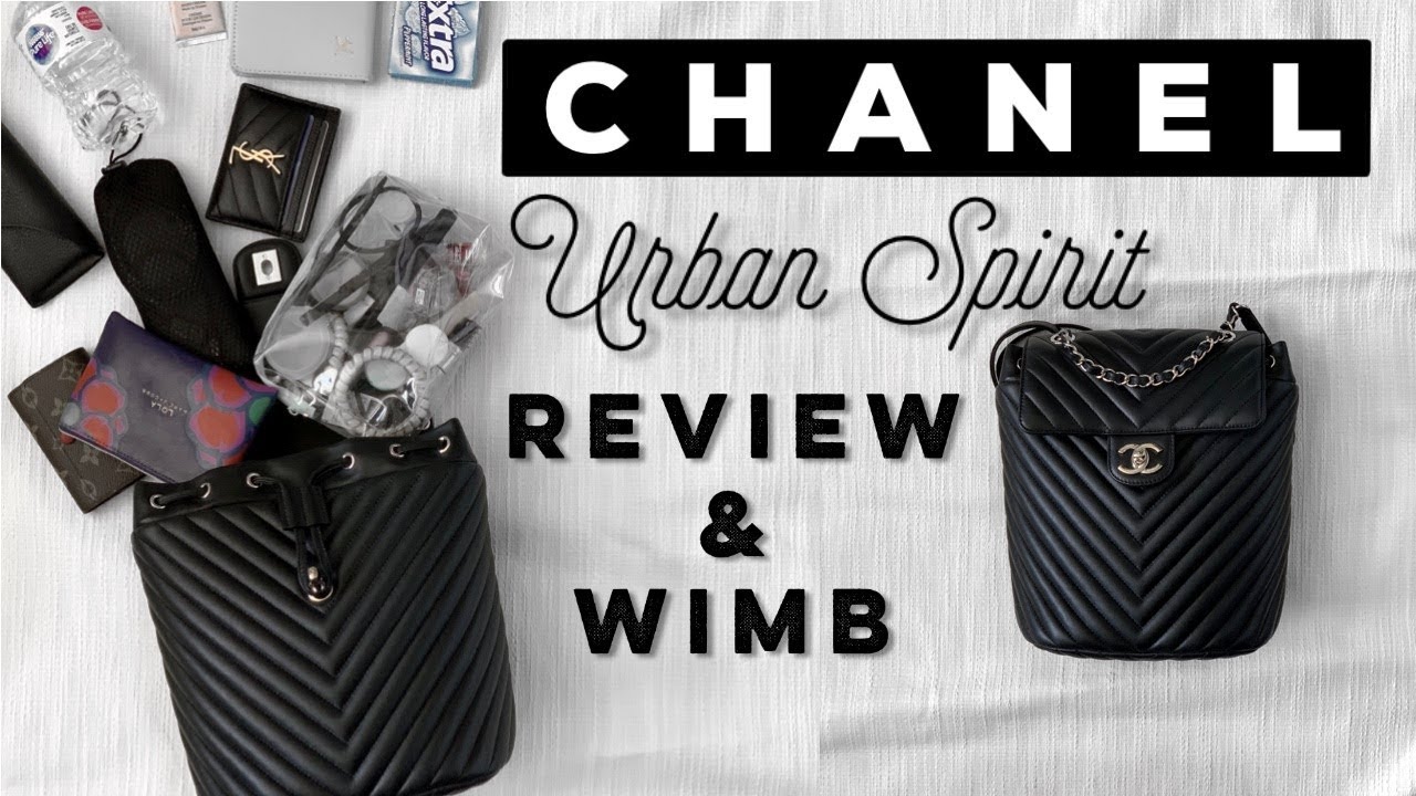 CHANEL URBAN SPIRIT カーフスキン バックパック【ランクA】 Chanel Urban Spirit Backpack || 1 Year Review & WIMB - YouTube