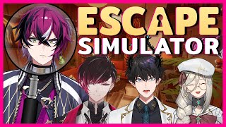Can 4 NIJISANJI Students OPEN a LOCKED DOOR?? [Escape Simulator w/ Ver, Aia, Ren, and me, Doppio!]