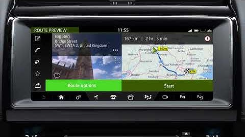 Jaguar F-PACE 2019 | InControl Touch Pro Navigation - Entering a Destination