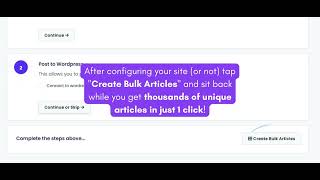 Introducing the AI Article Writer - Generate Thousands of Unique Articles with One Click