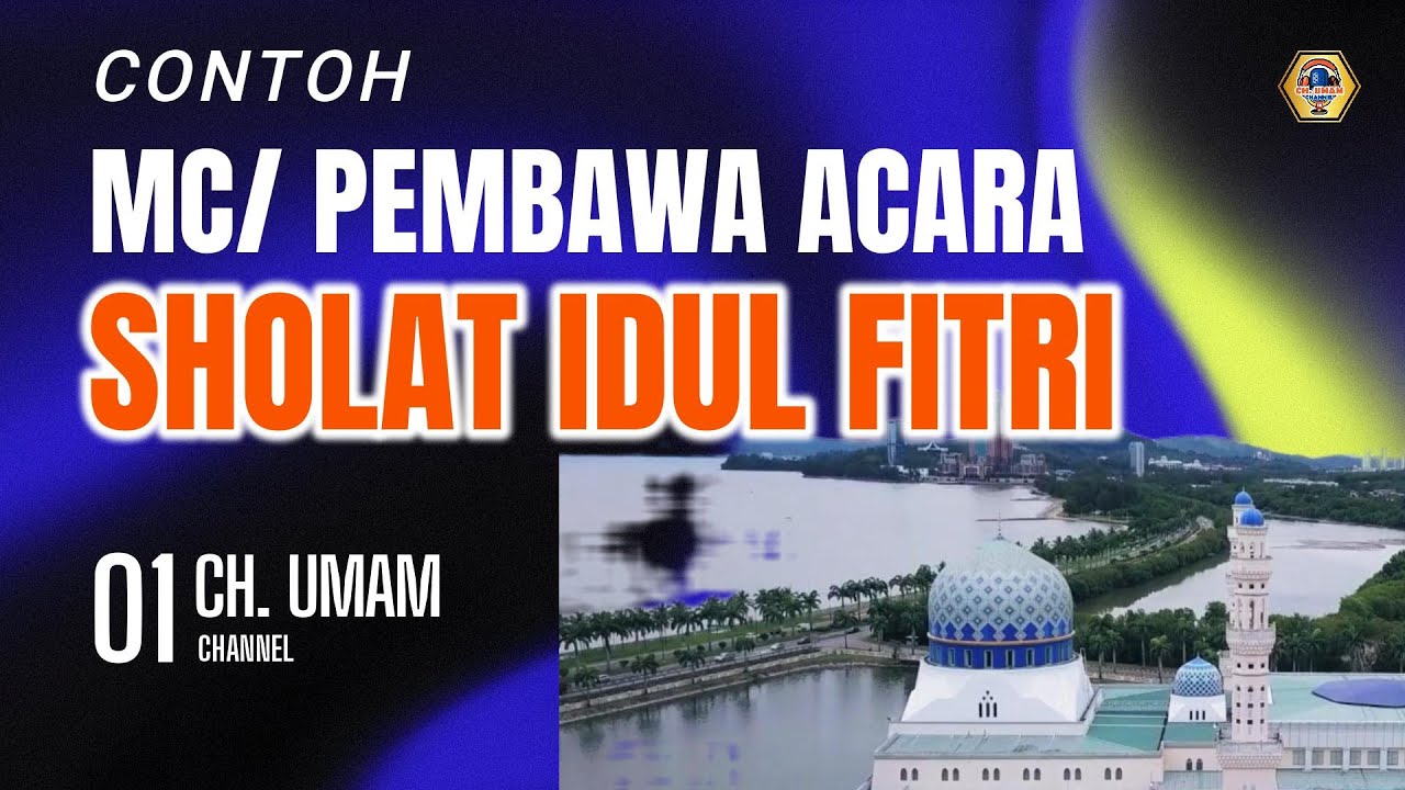 Contoh MC Sholat Idul Fitri 2025 | Teks Pembawa Acara & Susunan Acara Lengkap