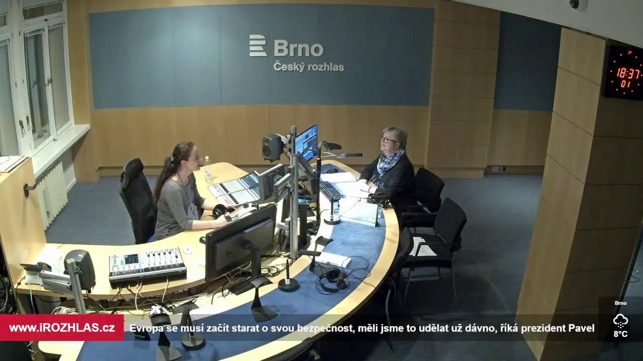 Český rozhlas Brno | Pohled do studia