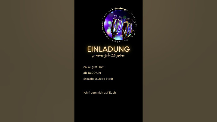 eCard Einladung zur Geburtstagsparty