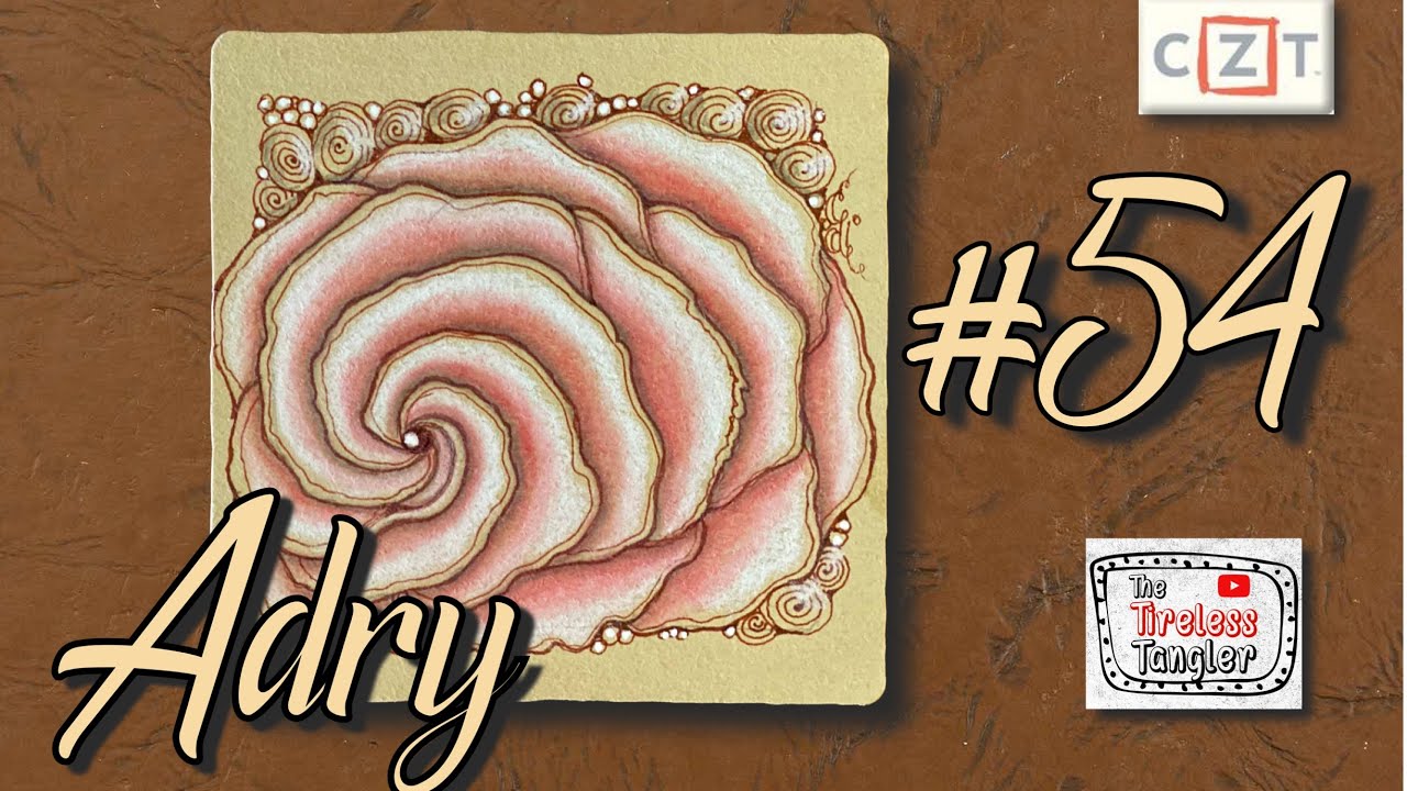 ADRY || 100 дней зентангла ® 2021 || День 56