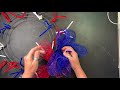 Fourth of July Wreath Tutorial Part 1    HD 720p