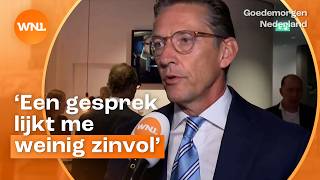 JA21 leader Joost Eerdmans: 'Cabinet shouldn't come knocking for support'