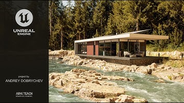 Экстерьер в Unreal Engine 5 | Итоговая работа Андрея Добрычева  | ARHI.TEACH | Memory House
