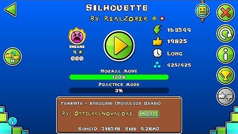 Silhouette by RealZober (Daily level) 100% - Geometry Dash | Oxygen