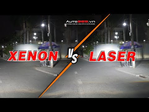 So Sánh Độ Sáng Của Bi Laser X-Light V10L với Bi Xenon - Phần 2 | Auto365 - Độ đèn ô tô