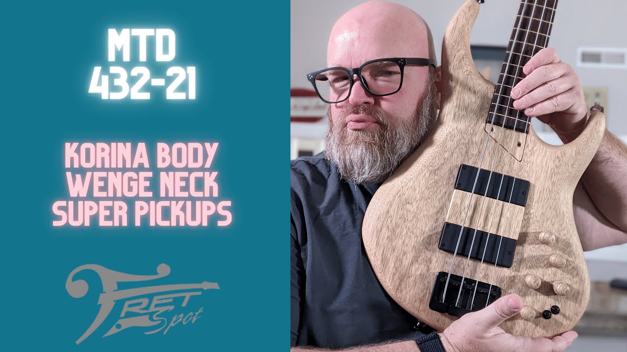 MTD 432-21 Korina Body, Wenge Neck - YouTube