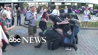 Belarusians take to the streets after presidential elections