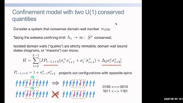 Zhicheng Yang: Hilbert-Space Fragmentation from Strict Confinement