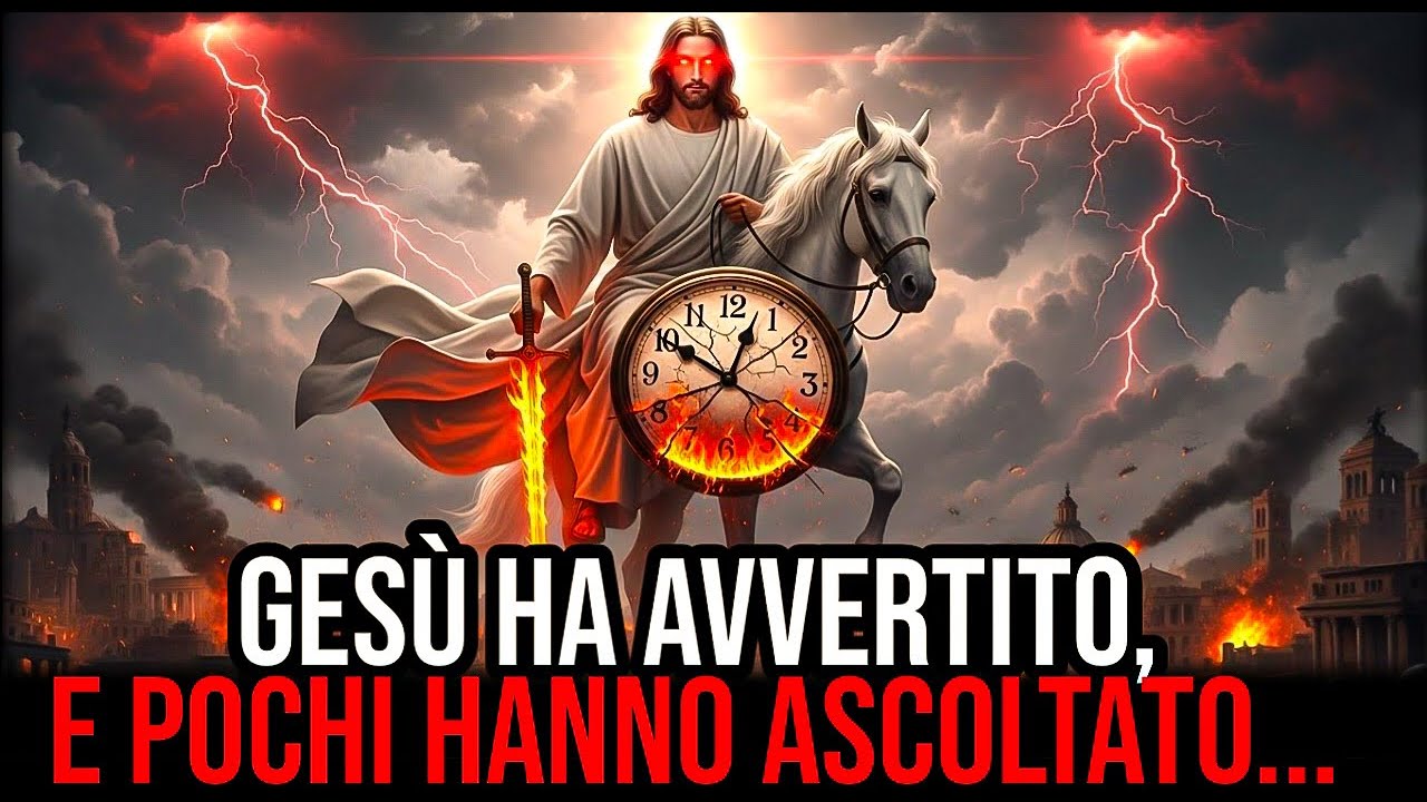 GQUANDO L'OROLOGIO ARRIVERÀ A ZERO, INIZIERÀ LA GRANDE TRIBOLAZIONE SECONDO GESÙ