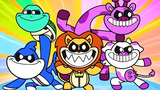 New Smiling Critters?! Poppy Playtime Chapter 3 Cartoon Animation