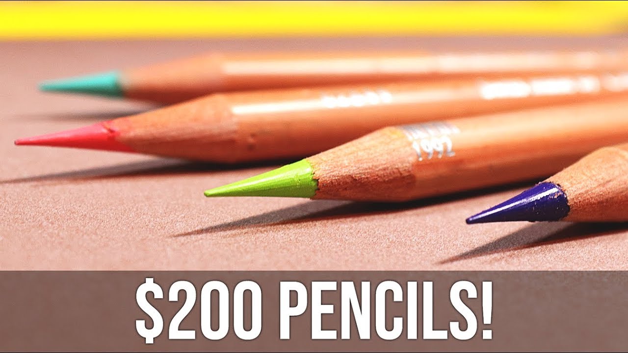 MOST EXPENSIVE COLORED PENCILS EVER Are they WORTH IT? 