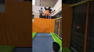 Jumping Trampoline Back Flip
