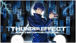 [THUNDER EFFECT TUTORIAL] - Alight Motion Flow Tutorial screenshot 2