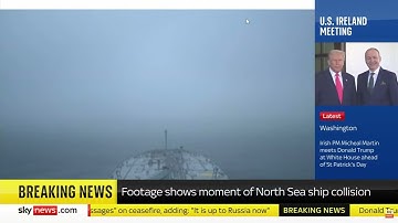 AI-Powered Thermal Imaging Captures North Sea Collision | Orca AI CEO on Sky News