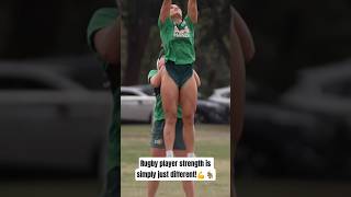 Rugby player strength is simply just different!💪🐐