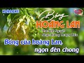 Huy Tâm Channel - Bóng Hoàng Lan - Thơ Ánh Nguyệt - KARAOKE (Tone Nam Am)