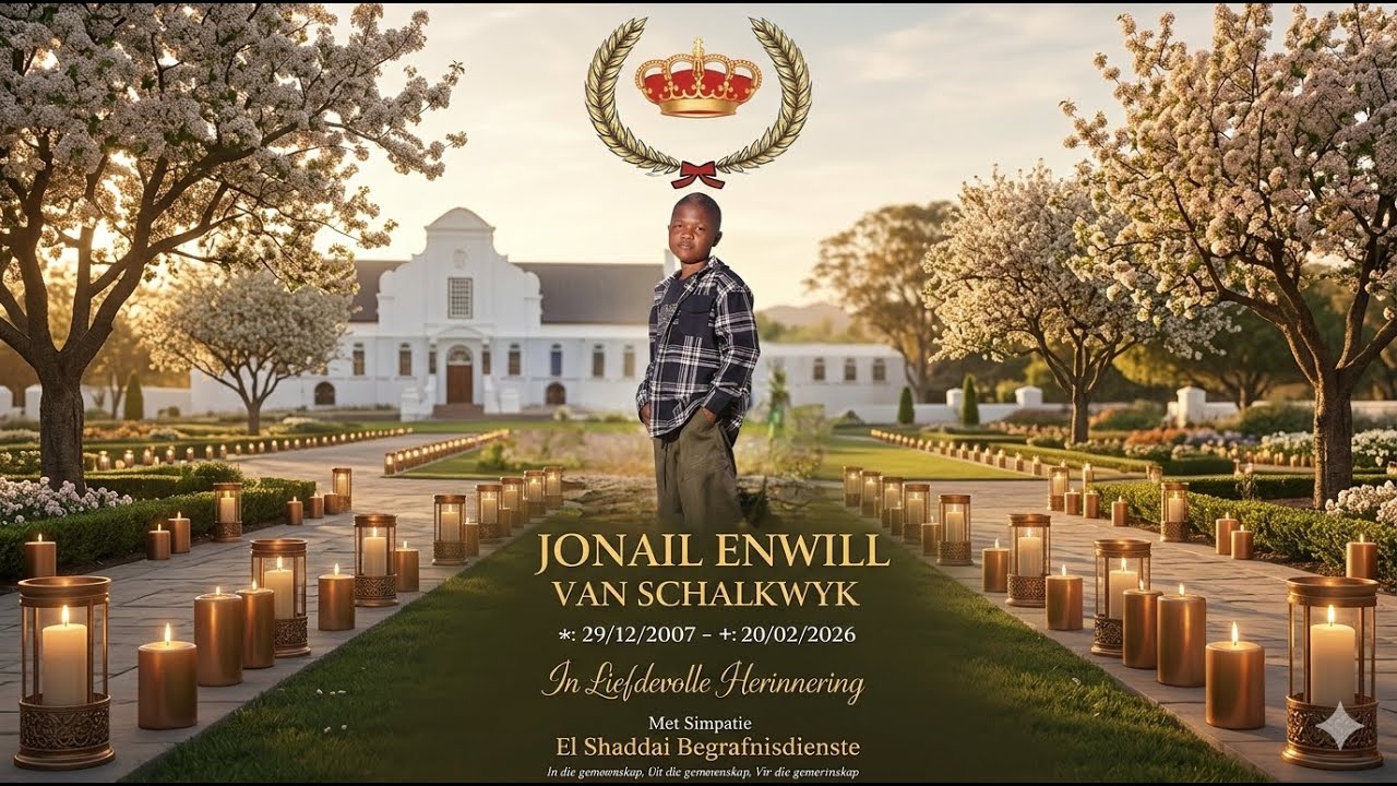 Begrafnisdiens van wyle Jonail Enwill Van Schalkwyk. DEEL 1