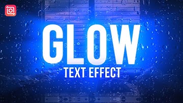 How to Make Glowing Text Effect with InShot✨ | Neon Glowing Text