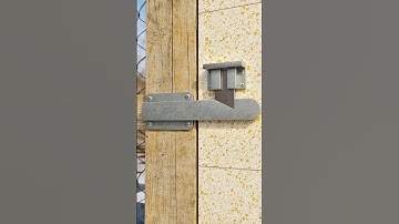 Automatic Sliding Gate Latch 🔐 Design Idea #shorts
