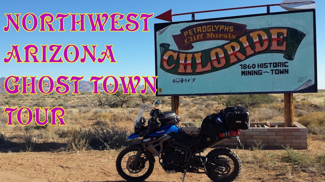 Northwest Arizona Ghost Towns #3: Chloride Arizona Triumph Tiger 800 XCx
