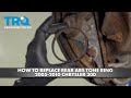How to Replace Rear ABS Tone Ring 2005-2010 Chrysler 300