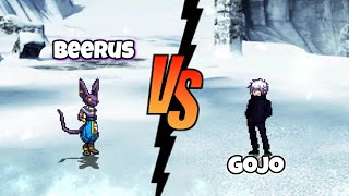 Gojo Vs Beerus Jujutsu Kaisen X Dragon Ball Fights Mugen