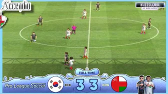 South Korea vs Oman ○ Pro League Soccer [nostalgoal highlights] thumbnail