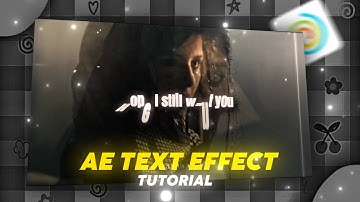 Ae inspired Text effect  | Tutorial | preset in funimate