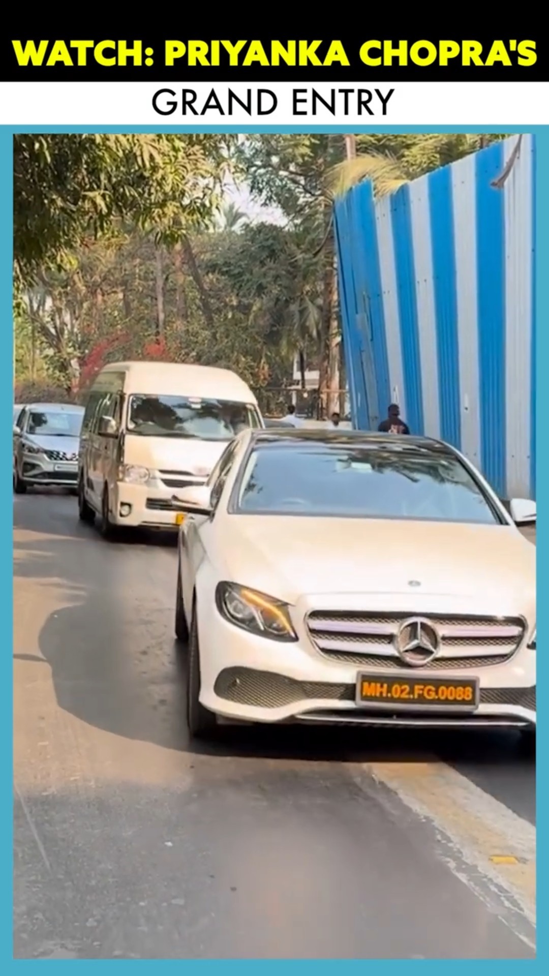 Priyanka Chopra Makes A Grand Entry At Siddharth Chopra's Wedding Venue #shorts