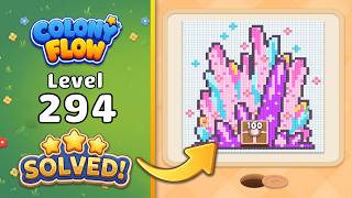 Colony Flow! - Level 294 Walkthrough 🧩 | Solution & Gameplay (ABI GAMES) 🐜