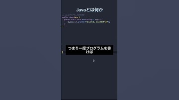 Java基本シリーズ1 - Javaとは何ですか？ #プログラミング #エンジニア #フリーランス #java