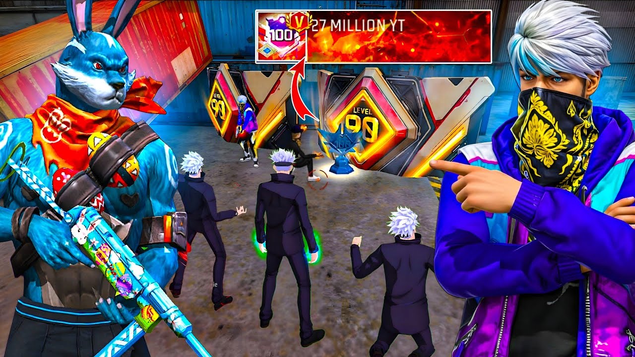 BIGGEST YOUTUBERS K SATH GOJO BUNDLE PRANK KIYA 😱 GARENA FREE FIRE 