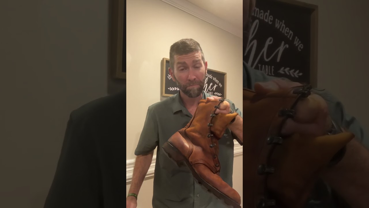 Black army boots to brown