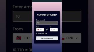 JavaScript Currency Converter Project with Live API Integration || By @Codinggyan441