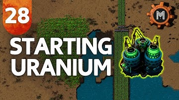 Setting Up Basic Uranium Processing | 28 | Factorio Space Age